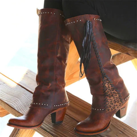 Autumn And Winter New Leather Boots