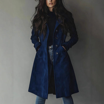 Womens Western Style Long Trench Coat