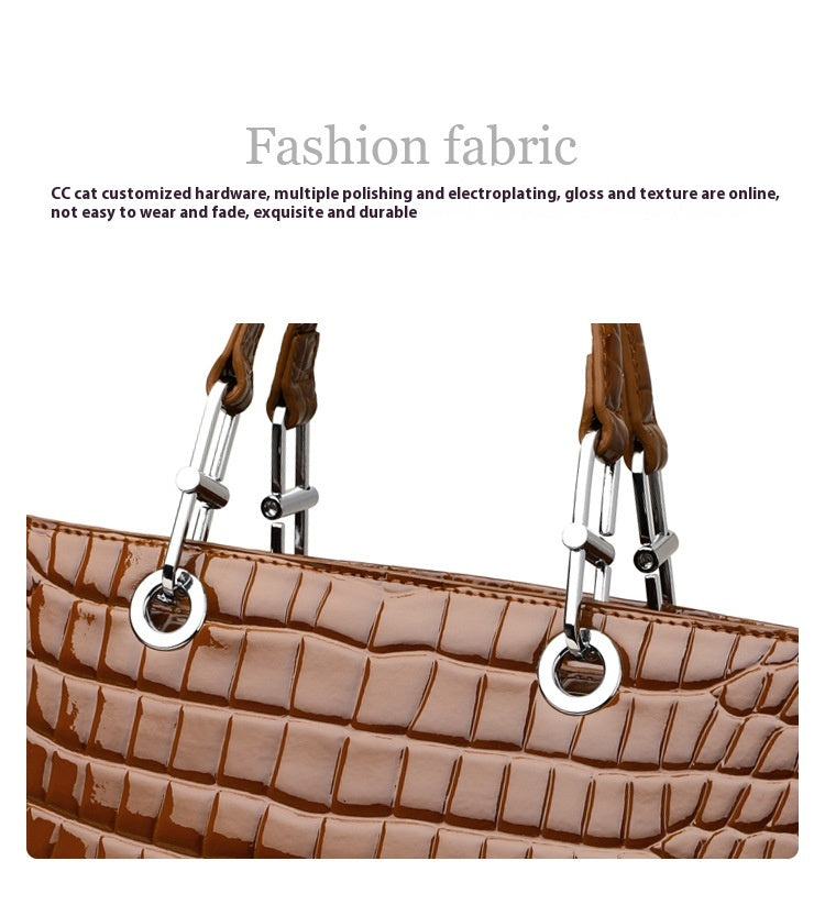 Cowhide Large Handbag