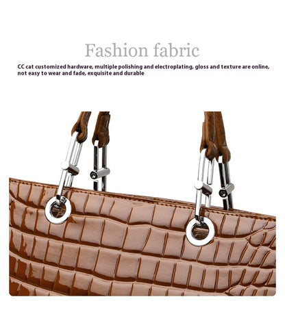Cowhide Large Handbag