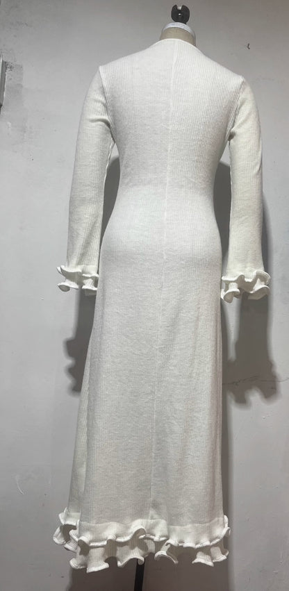 Elegant Bell Sleeve Dress