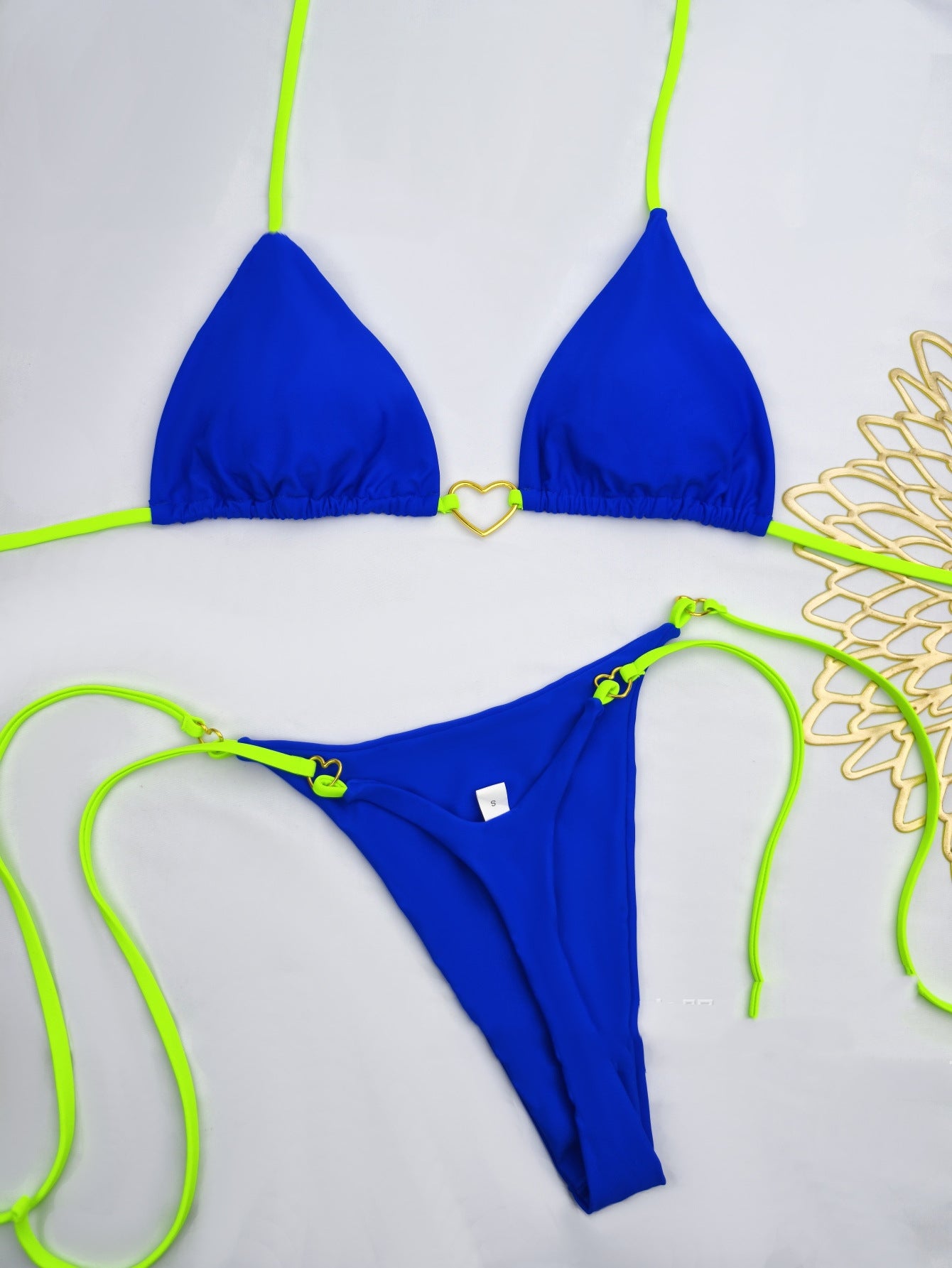 Lace-Up Bikini Swimsuit