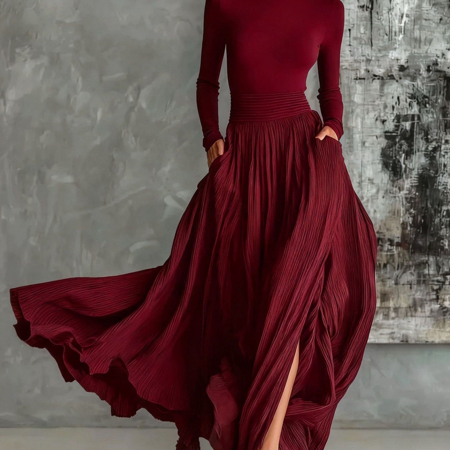 Slim Fit Gentle Niche Dress Women