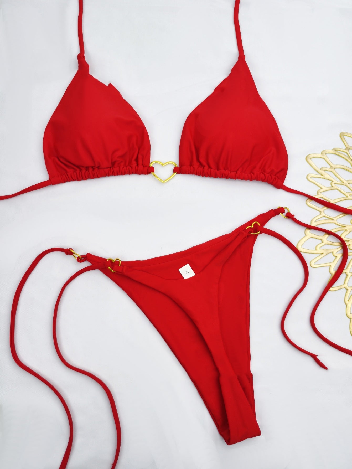 Lace-Up Bikini Swimsuit