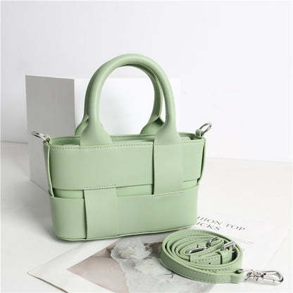 Woven Single Shoulder Crossbody Handbag